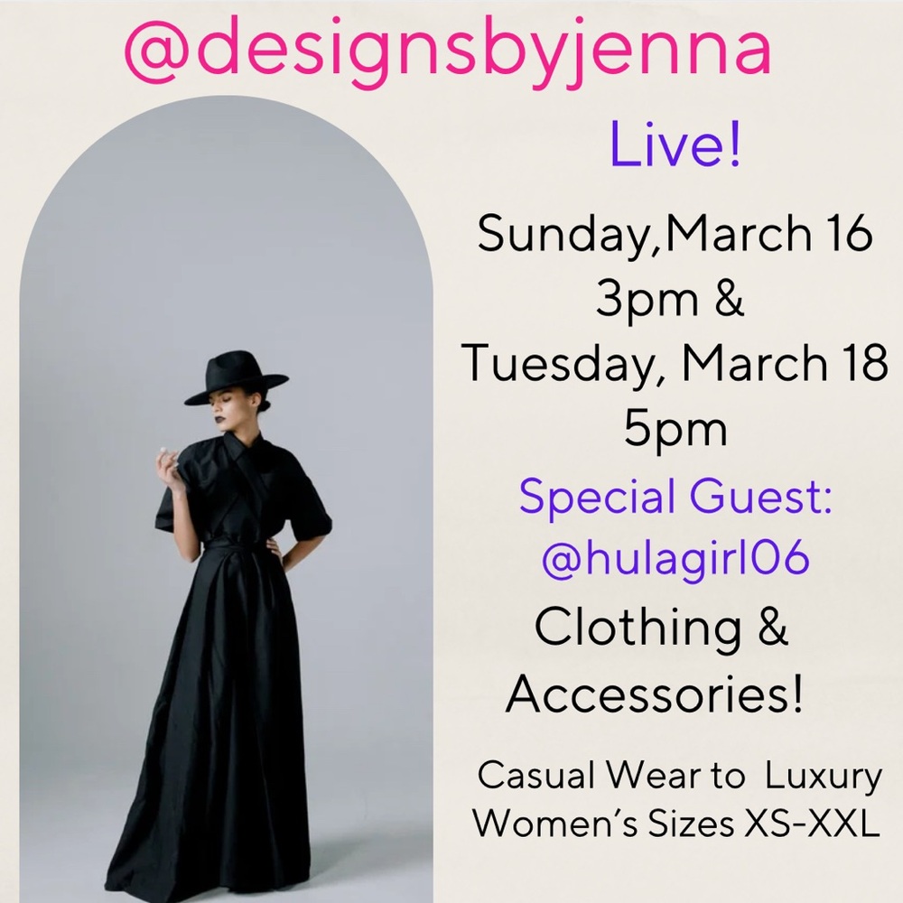 Semi Annual Live Show! Sunday, March 16, 3pm & Tuesday, March 18, 5pm.